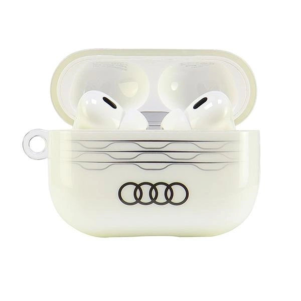 Audi IML Geometric Pattern Case for AirPods Pro 2 - White_1