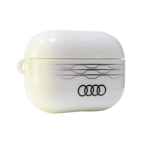 Audi IML Geometric Pattern Case for AirPods Pro 2 - White_3