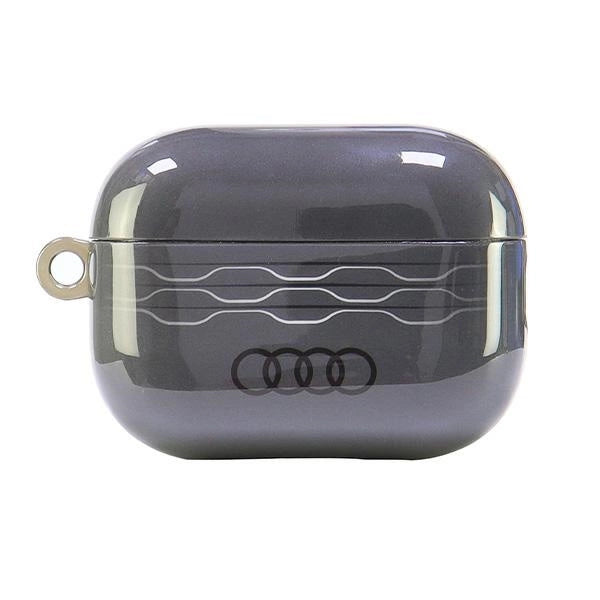 Audi IML Geometric Pattern AirPods Pro 2 Case - Gray_0