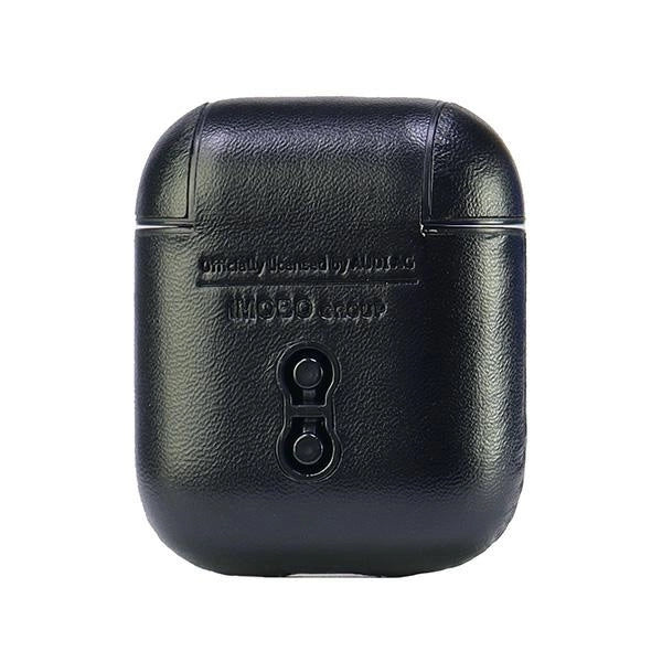 Audi Leather Big Logo Case for AirPods 1 / 2 - Black_4