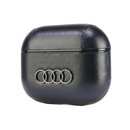 Audi Leather Big Logo Case for AirPods 3 - Black_1