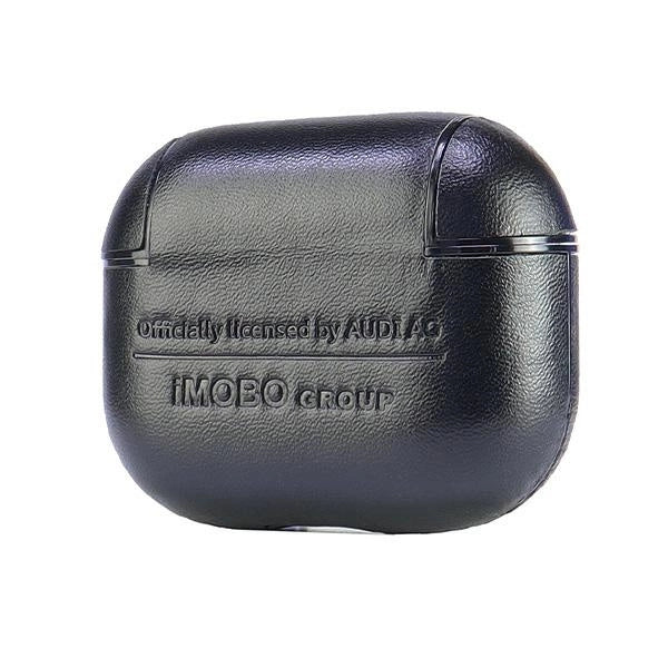 Audi Leather Big Logo Case for AirPods 3 - Black_5