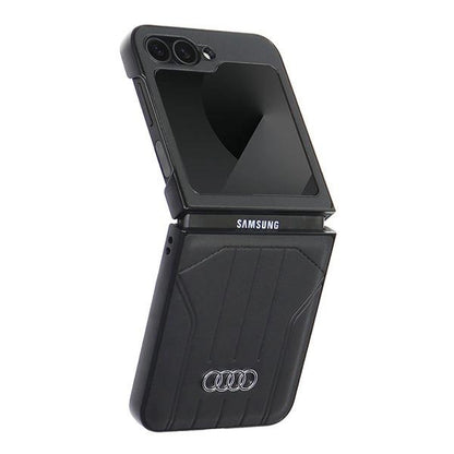 Audi Synthetic Leather MagSafe Case for Samsung Galaxy Z Flip 6 - Black_3