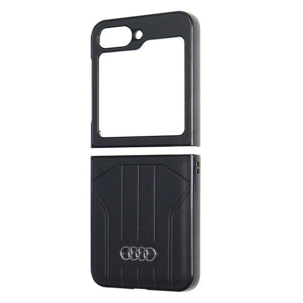 Audi Synthetic Leather MagSafe Case for Samsung Galaxy Z Flip 6 - Black_5
