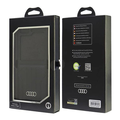 Audi Synthetic Leather MagSafe Case for Samsung Galaxy Z Flip 6 - Black_7