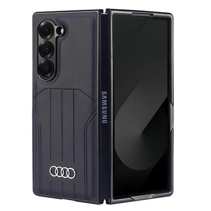 Audi Synthetic Leather MagSafe Case for Samsung Galaxy Z Fold 6 - Black_0