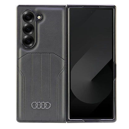 Audi Synthetic Leather MagSafe Case for Samsung Galaxy Z Fold 6 - Black_1