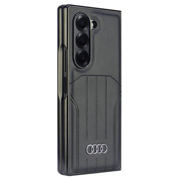 Audi Synthetic Leather MagSafe Case for Samsung Galaxy Z Fold 6 - Black_3