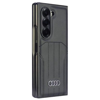 Audi Synthetic Leather MagSafe Case for Samsung Galaxy Z Fold 6 - Black_3