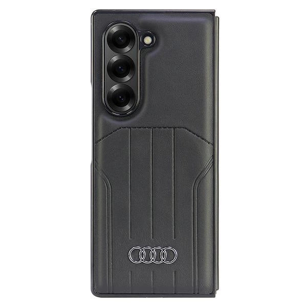 Audi Synthetic Leather MagSafe Case for Samsung Galaxy Z Fold 6 - Black_4