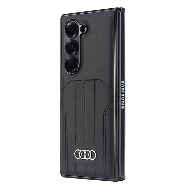 Audi Synthetic Leather MagSafe Case for Samsung Galaxy Z Fold 6 - Black_5