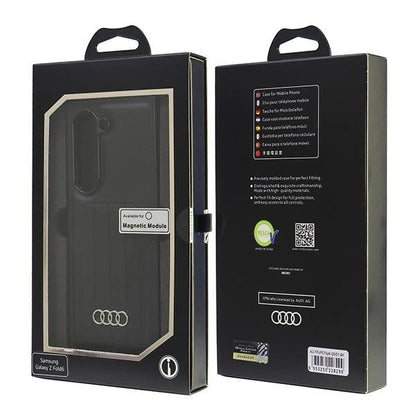 Audi Synthetic Leather MagSafe Case for Samsung Galaxy Z Fold 6 - Black_7