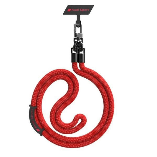 Audi Crossbody Universal Leash 120cm x 10mm - Red_0