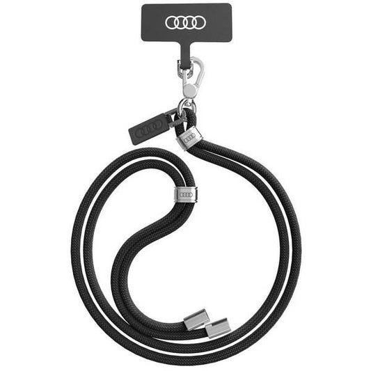 Audi Crossbody Universal Leash 120cm x 10mm - Black_0
