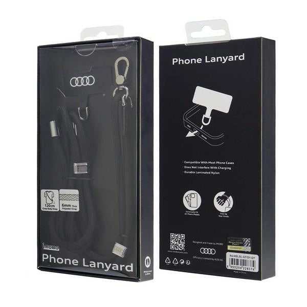 Audi Crossbody Universal Leash 120cm x 10mm - Black_2
