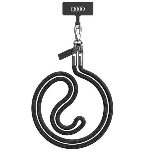 Audi Crossbody Leash Universal 120cm x 6mm - Black_0