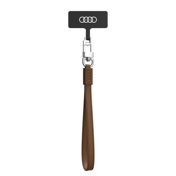 Audi Crossbody Leather Universal Lanyard 28cm x 10mm - Brown_0