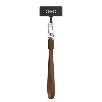 Audi Crossbody Leather Universal Lanyard 28cm x 10mm - Brown_0