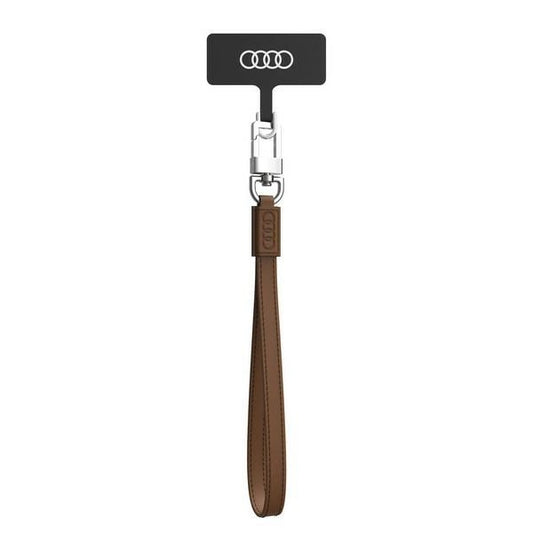 Audi Crossbody Leather Universal Lanyard 28cm x 10mm - Brown_0