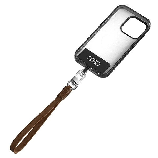 Audi Crossbody Leather Universal Lanyard 28cm x 10mm - Brown_1