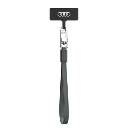 Audi Crossbody Leather Universal Lanyard 28cm x 10mm - Gray_0