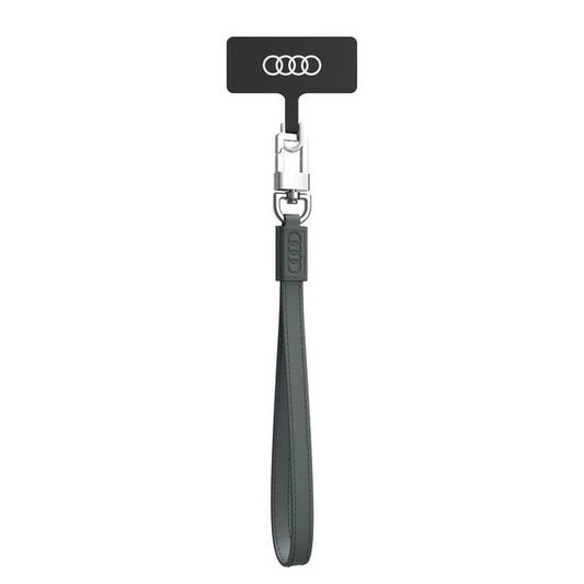 Audi Crossbody Leather Universal Lanyard 28cm x 10mm - Gray_0