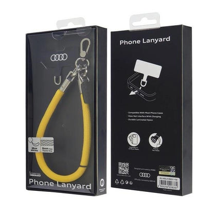 Audi Crossbody Lanyard Universal 28cm x 8mm - Yellow_2