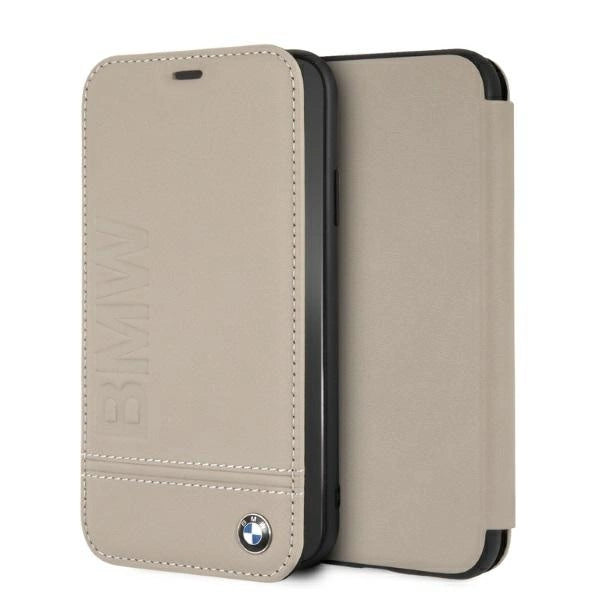 BMW Logo Imprint iPhone Xr Case - Beige_0