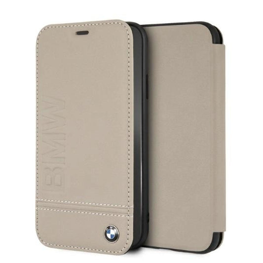 BMW Logo Imprint iPhone Xr Case - Beige_0