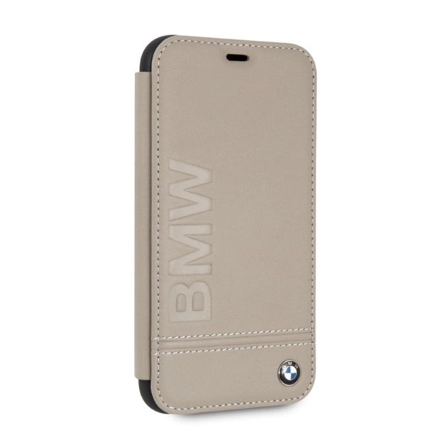 BMW Logo Imprint iPhone Xr Case - Beige_3