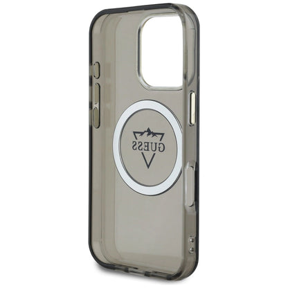 Guess IML Metal Mountain Logo MagSafe iPhone 16 Pro Case - Black_6