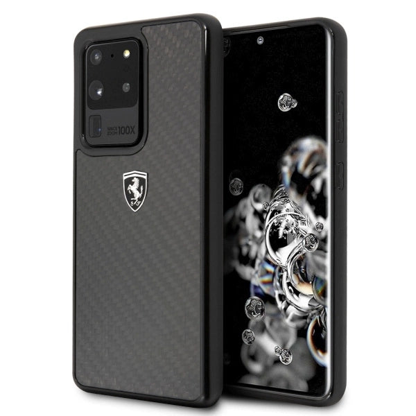 Ferrari Carbon Heritage Case for Samsung Galaxy S20 Ultra - Black_0