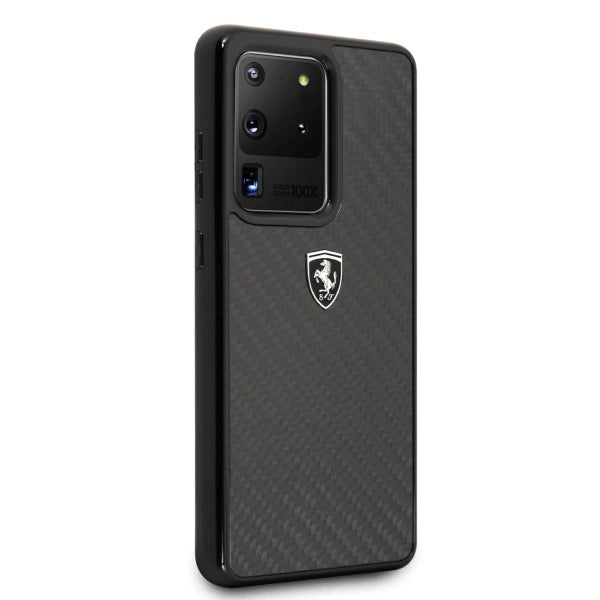 Ferrari Carbon Heritage Case for Samsung Galaxy S20 Ultra - Black_2