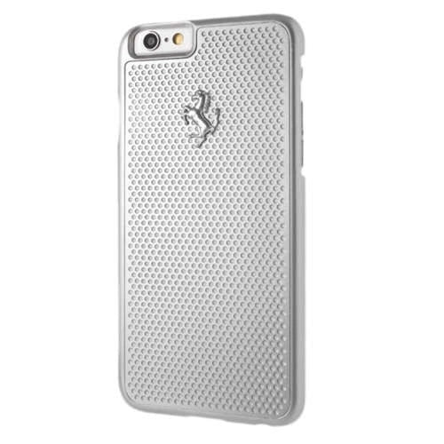 Ferrari Perforated Aluminum case for iPhone 6 / 6S - silver_0