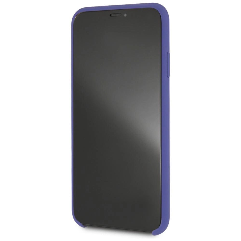 Guess Silicone iPhone Xs Max Case - Purple_5