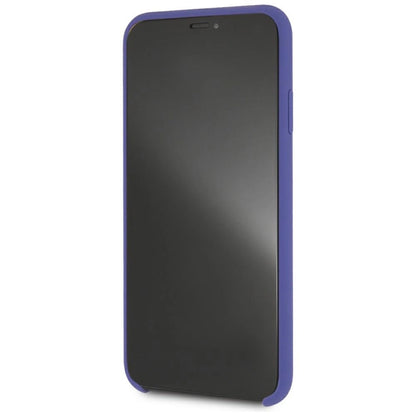 Guess Silicone iPhone Xs Max Case - Purple_5