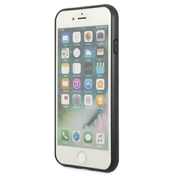 Guess 4G Metal Gold Logo Case for iPhone SE 2022 / 2020 / 7 / 8 - Brown_4