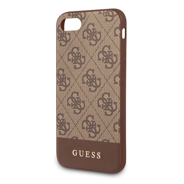 Guess 4G Stripe Collection case for iPhone 7 / 8 / SE 2020 / SE 2022 - brown_2