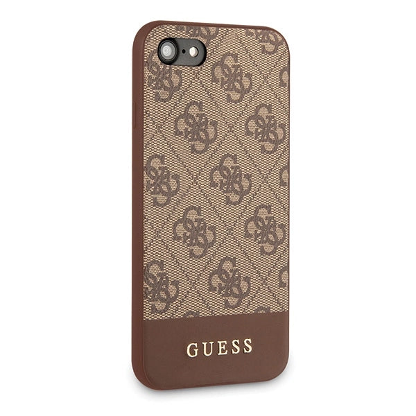 Guess 4G Stripe Collection case for iPhone 7 / 8 / SE 2020 / SE 2022 - brown_4