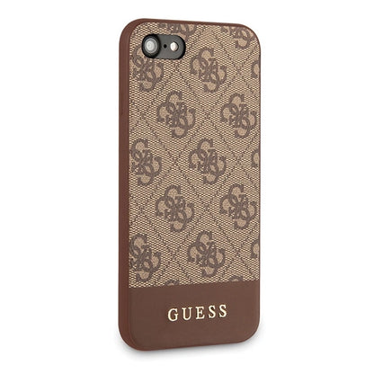 Guess 4G Stripe Collection case for iPhone 7 / 8 / SE 2020 / SE 2022 - brown_4