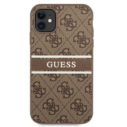 Guess 4G Stripe case for iPhone 11 / Xr 6.1" - brown_2