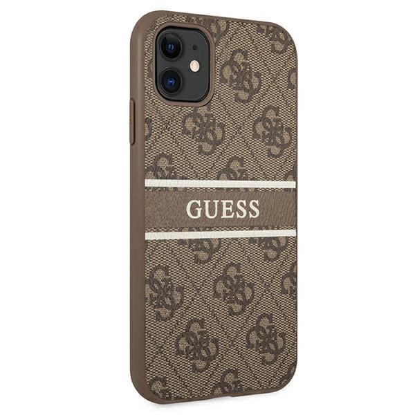 Guess 4G Stripe case for iPhone 11 / Xr 6.1" - brown_3