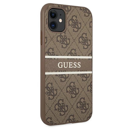 Guess 4G Stripe case for iPhone 11 / Xr 6.1" - brown_3