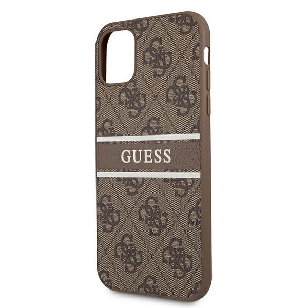 Guess 4G Stripe case for iPhone 11 / Xr 6.1" - brown_5