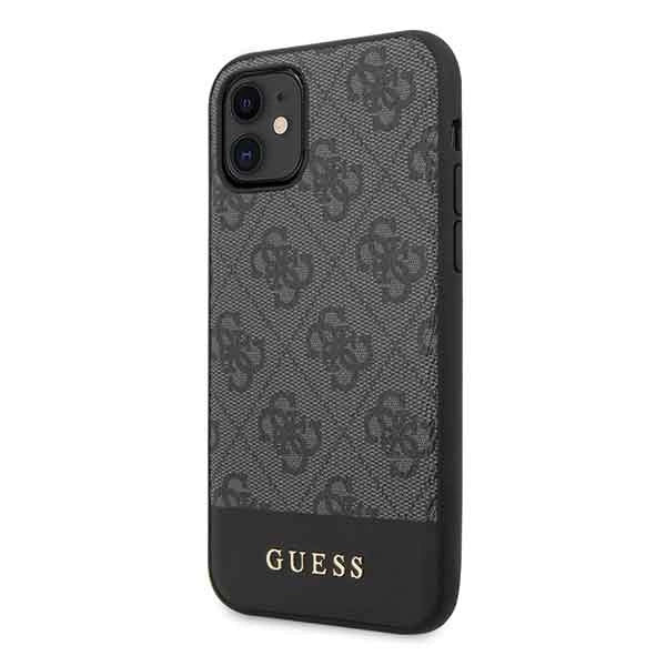 Guess 4G Stripe Collection case for iPhone 11 6.1" / Xr - gray_1