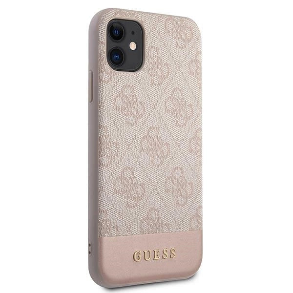 Guess 4G Stripe Collection Case for iPhone 11 / Xr 6.1" - Pink_3