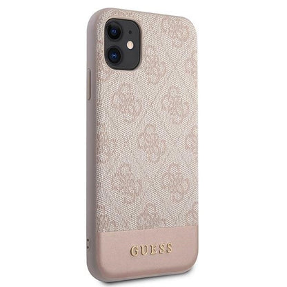 Guess 4G Stripe Collection Case for iPhone 11 / Xr 6.1" - Pink_3