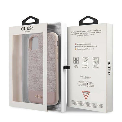 Guess 4G Stripe Collection Case for iPhone 11 / Xr 6.1" - Pink_7