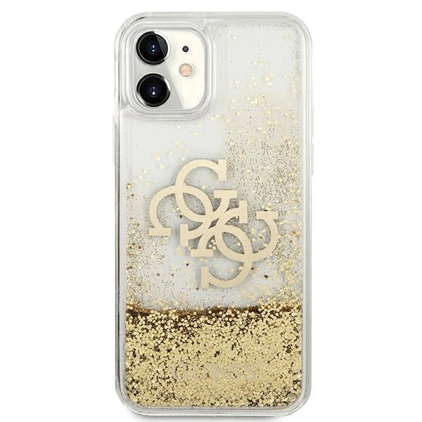 Guess 4G Big Liquid Glitter case for iPhone 11 6.1" / Xr - gold_4