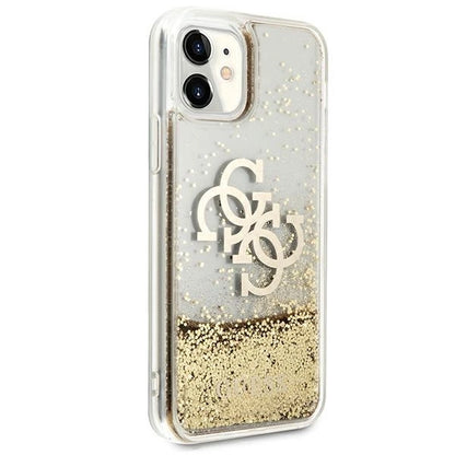 Guess 4G Big Liquid Glitter case for iPhone 11 6.1" / Xr - gold_5